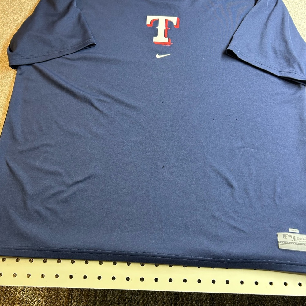 Nike Authentic Collection Texas Rangers Baseball Fit Dry XXL‎ Shirt